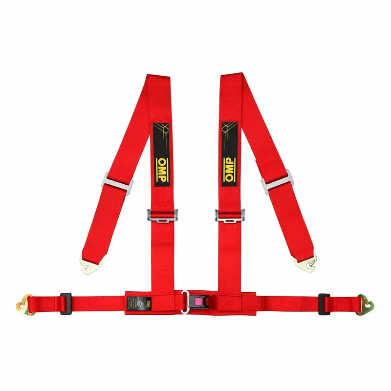 Omp 4 Points Ece Harness - Racing 4M Ece 2208 Red 1