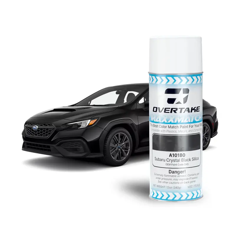 Overtake Maxxmatch Paint - Subaru Crystal Black Silica Pearl D4s 12Oz. Can 1