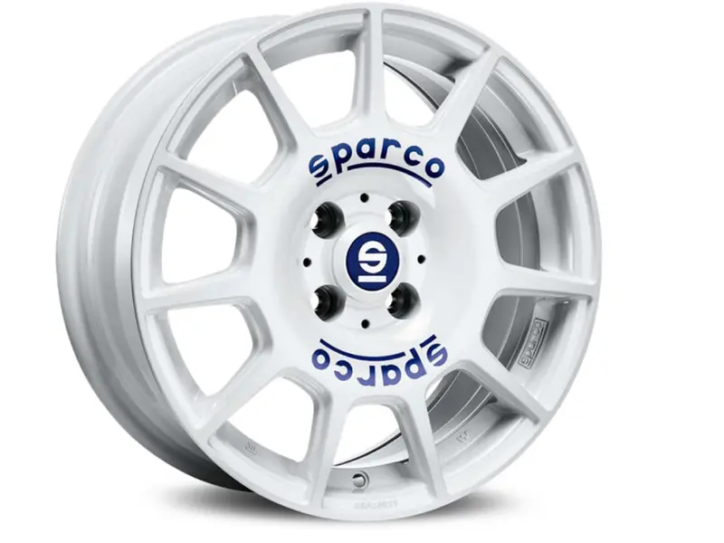 Oz Sparco Terra 16 X 7 +45 5 X 114.3 Cb73.1 White W/ Blue Lettering 1