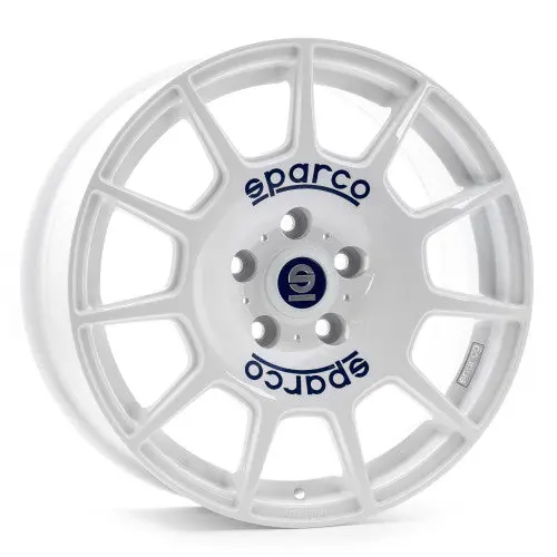 Oz Sparco Terra 17 X 7.5 +45 5 X 114.3 Cb73.1 White With Blue Lettering 1