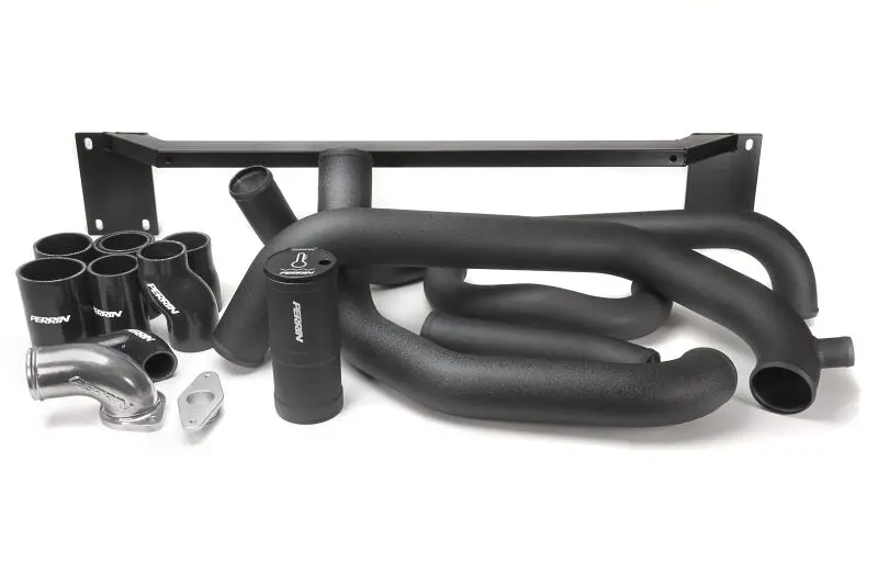 Perrin Front Mount Intercooler Boost Tube Kit - Black - 2008-2014 Wrx 1