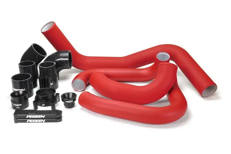 Perrin Front Mount Intercooler Boost Tube Kit - Red - 2022+ Wrx 1