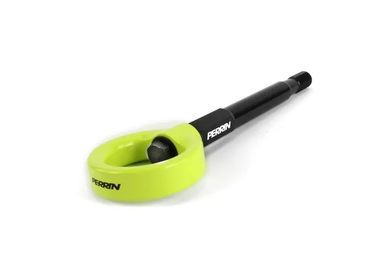 Perrin Front Tow Hook Kit - Front - Neon Yellow - 13-21 Forester, 18-21 Crosstrek, 17-23 Impreza,  2022+ Wrx, 2022+ Brz 1