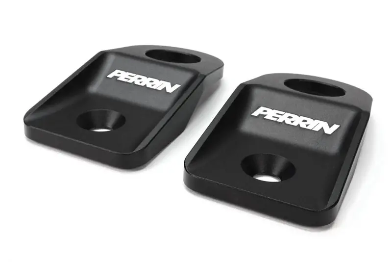 Perrin Upper Radiator Bracket Set - Black - 08-10 Outback, 08-11 Impreza, 08-14 Wrx/Sti 1