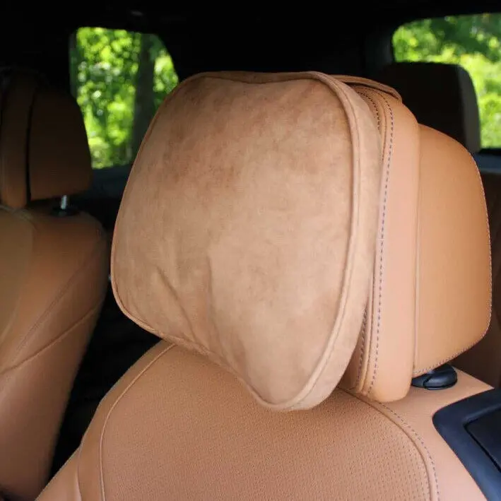 Premium Cuddle Pillow For 2Nd Row Headrest - For Audi, Bmw, Supra, Mercedes (Universal) 1