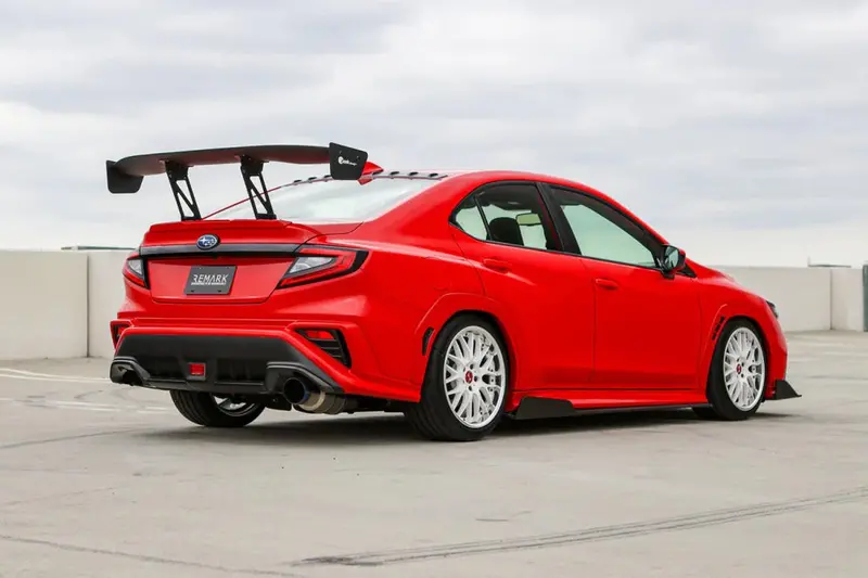 R.M.K Design Carbon Fiber Adjustable Gt Wing Matte Carbon Fiber - 2022-2024 Wrx 1