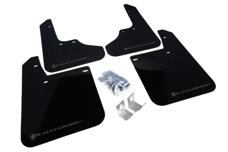 Rally Armor 1993-2001 Subaru Impreza Ur Black Mud Flap W/ Grey Logo 1