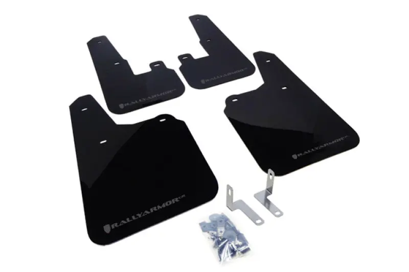 Rally Armor 2010-2014 Subaru Outback Ur Black Mud Flap W/ Grey Logo 1