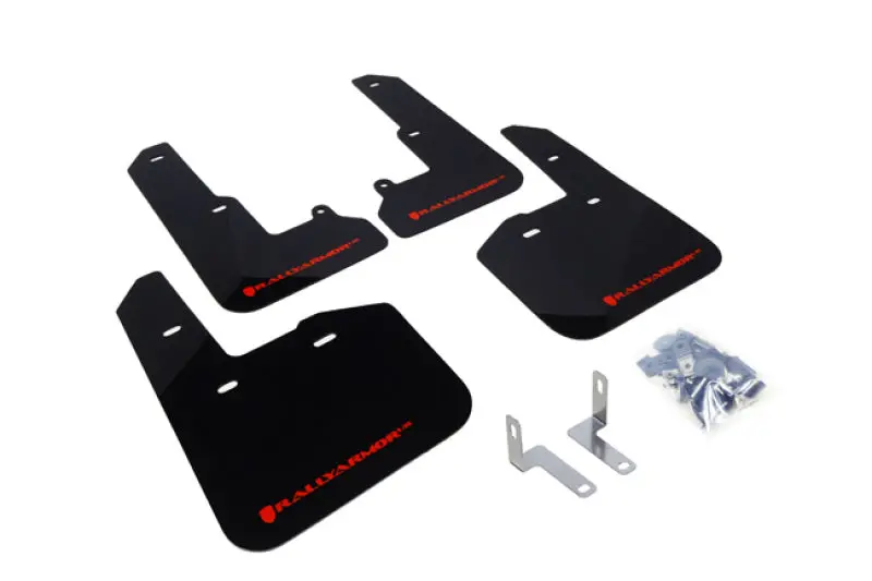 Rally Armor 2015-2019 Subaru Legacy Ur Black Mud Flap W/ Red Logo 1