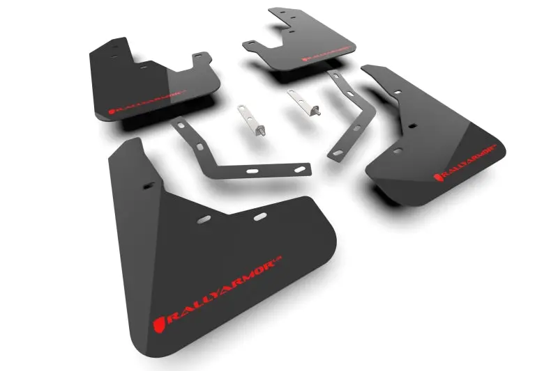 Rally Armor 23-26 Honda Cr-V Black Mud Flap - Red Logo 1