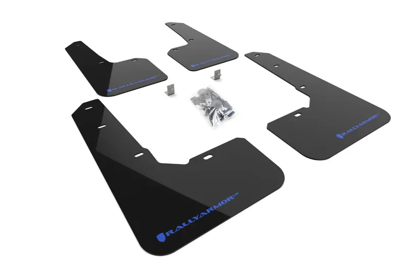 Rally Armor Black Mud Flap Blue Logo - 2022-2025 Subaru Outback Wilderness 1