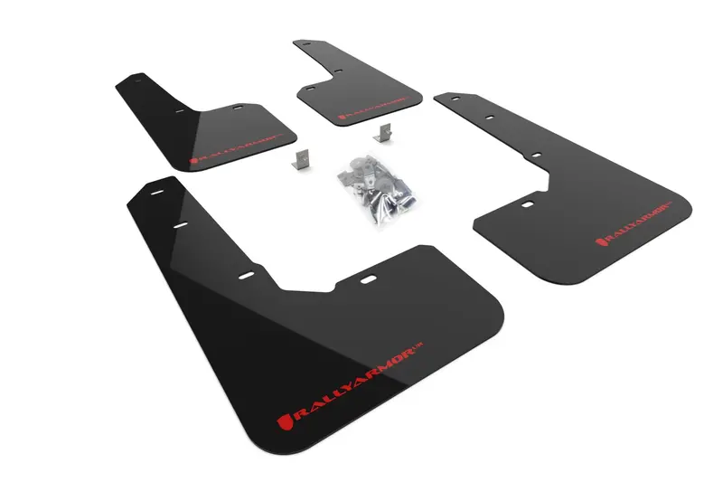 Rally Armor Black Mud Flap Red Logo - 2022-2025 Subaru Outback Wilderness 1