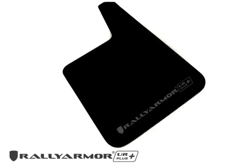Rally Armor Larger Universal Fitment (No Hardware) Ur Plus Black Mud Flap W/ Grey Logo 1