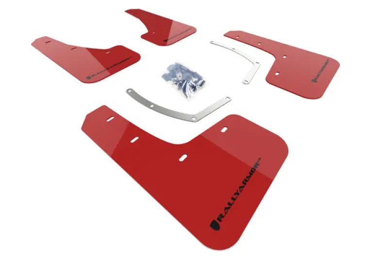 Rally Armor Red Ur Mud Flap Black Logo - 2018-2024 Ascent 1