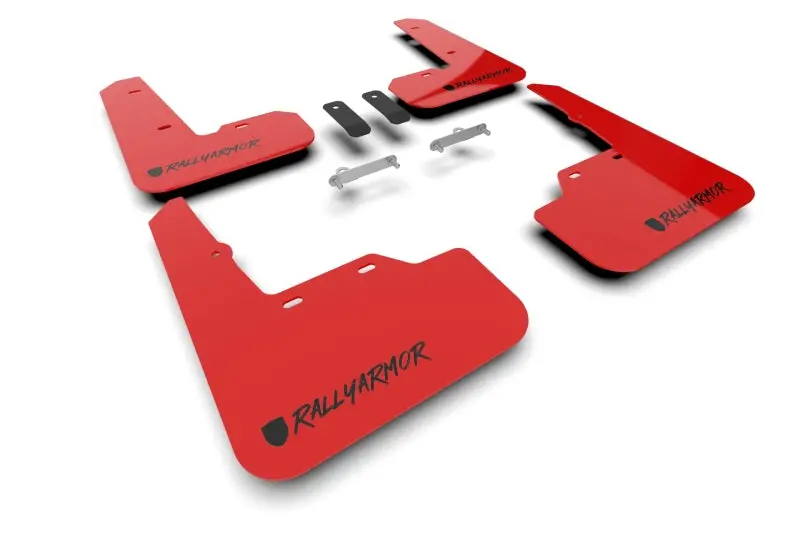 Rally Armor Red Ur Mud Flap W/ New Era Black Logo - 2022+ Wrx 1