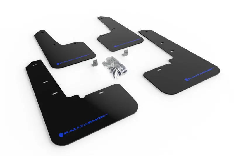 Rally Armor Ur Black Mud Flap W/ Blue Logo - 2020-2025 Subaru Outback 1