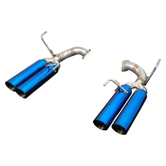 Remark Axle Back Exhaust - Full Blue Burnt Single Wall Tips - Boso Edition - 2015-2021 Wrx, 2015-2021 Sti 1