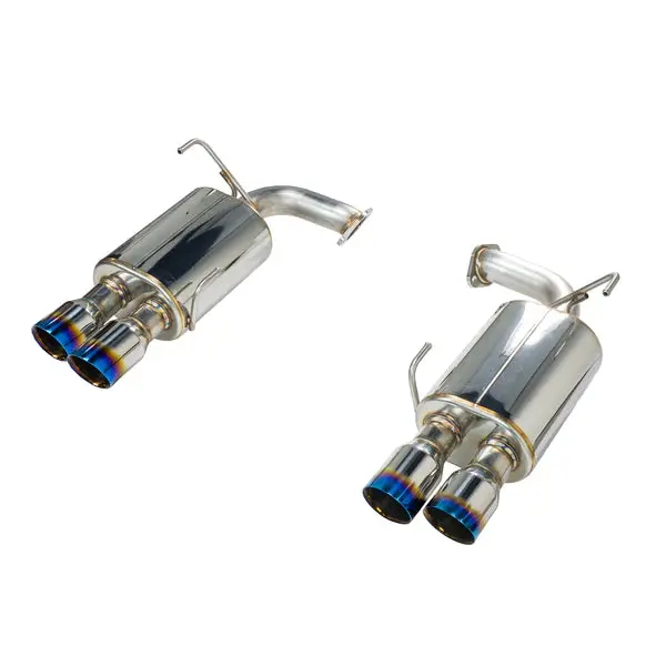 Remark Axle Back Exhaust W/Burnt Stainless Steel Dual Wall Tip - 15-21 Subaru Wrx/Sti 1