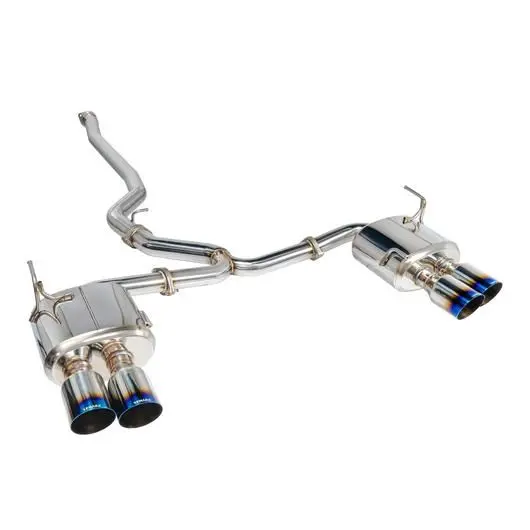 Remark Catback Exhaust - Resonated - Quad Titanium Tips - 15-21 Wrx, 15-21 Sti 1