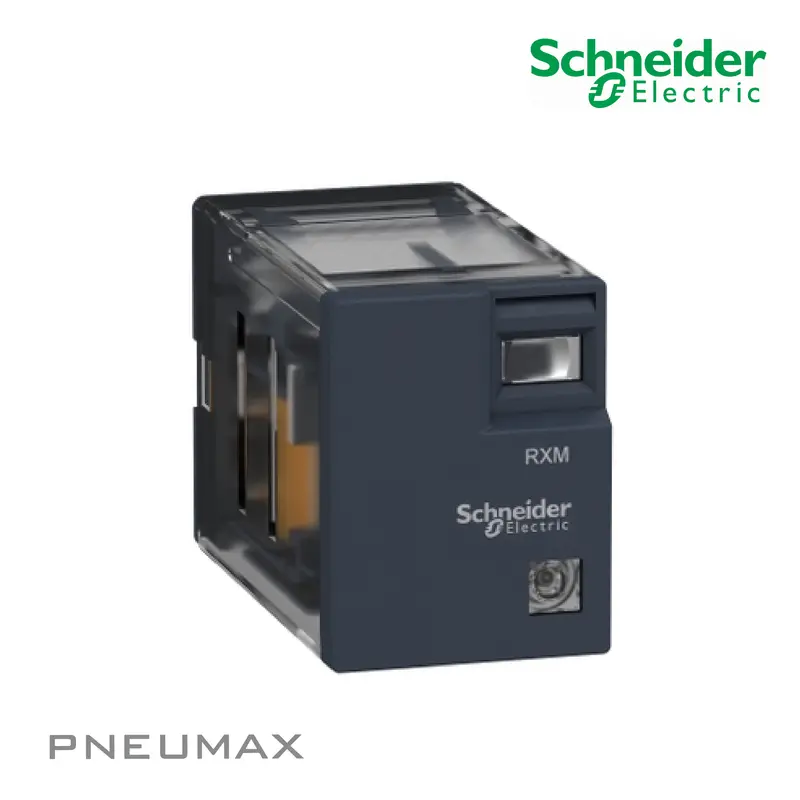 Rxm4lb2p7 Relay รีเลย์ควบคุม 3A, 4C/O, With  Led, 230Vac 1
