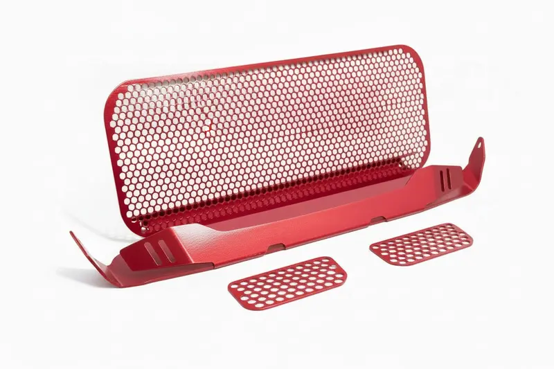 Ryker Skid Plate, Radiator Protection Grill And Air Vent Grill Kit - Choose Your Color By Rls Exhaust 2
