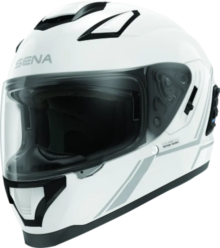Sena Technologies Stryker Bluetooth Helmet W/ Mesh Intercom Glossy White - Xl 1