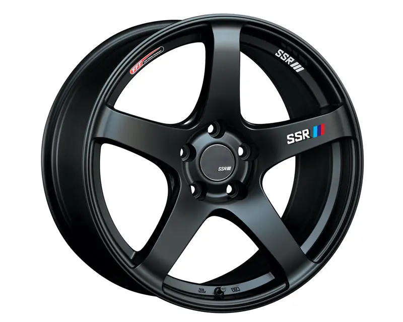 Ssr Gtv01 18X8.5 5X114.3 40Mm Offset Flat Black Wheel 1