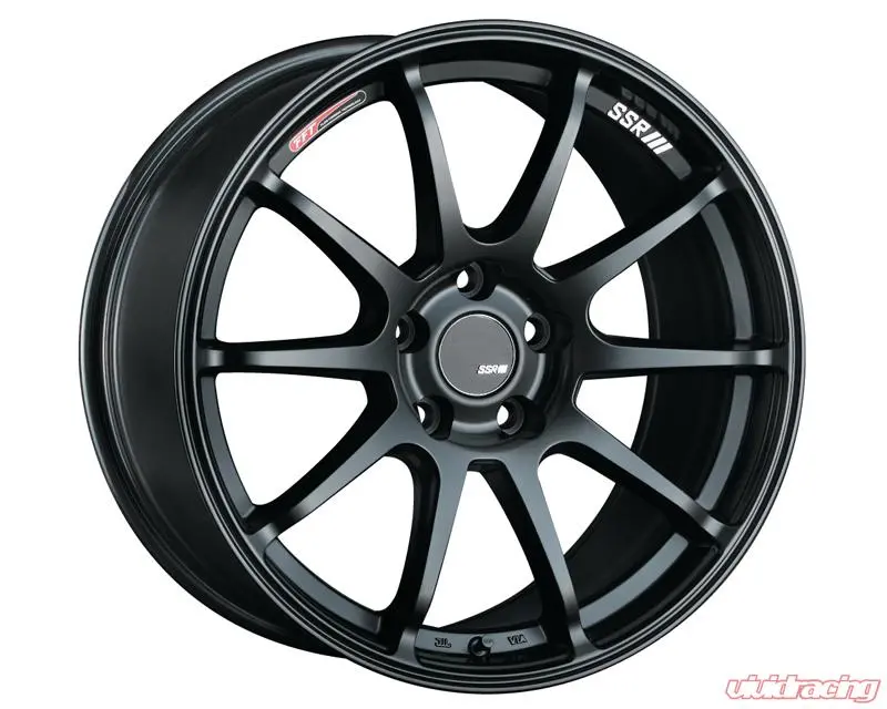 Ssr Gtv02 18X9.0 5X114.3 45Mm Offset Flat Black Wheel 1
