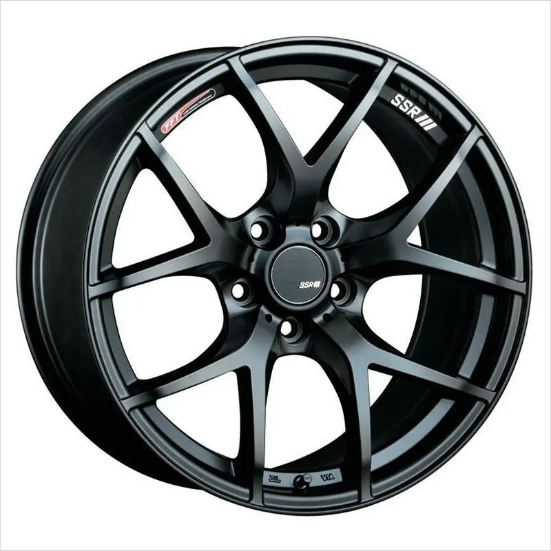 Ssr Gtv03 18X8.5 5X114.3 40Mm Offset Flat Black Wheel 1
