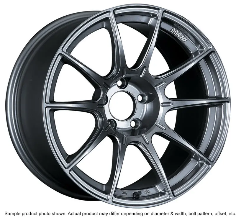 Ssr Gtx01 18X9.5 5X114.3 22Mm Offset Dark Silver Wheel 1