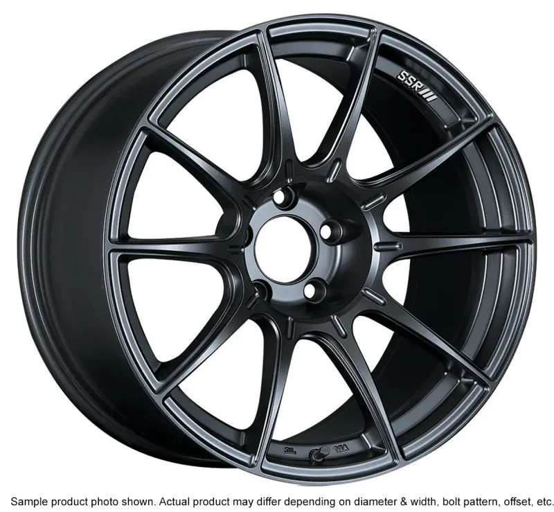 Ssr Gtx01 18X9.5 5X114.3 22Mm Offset Flat Black Wheel 1