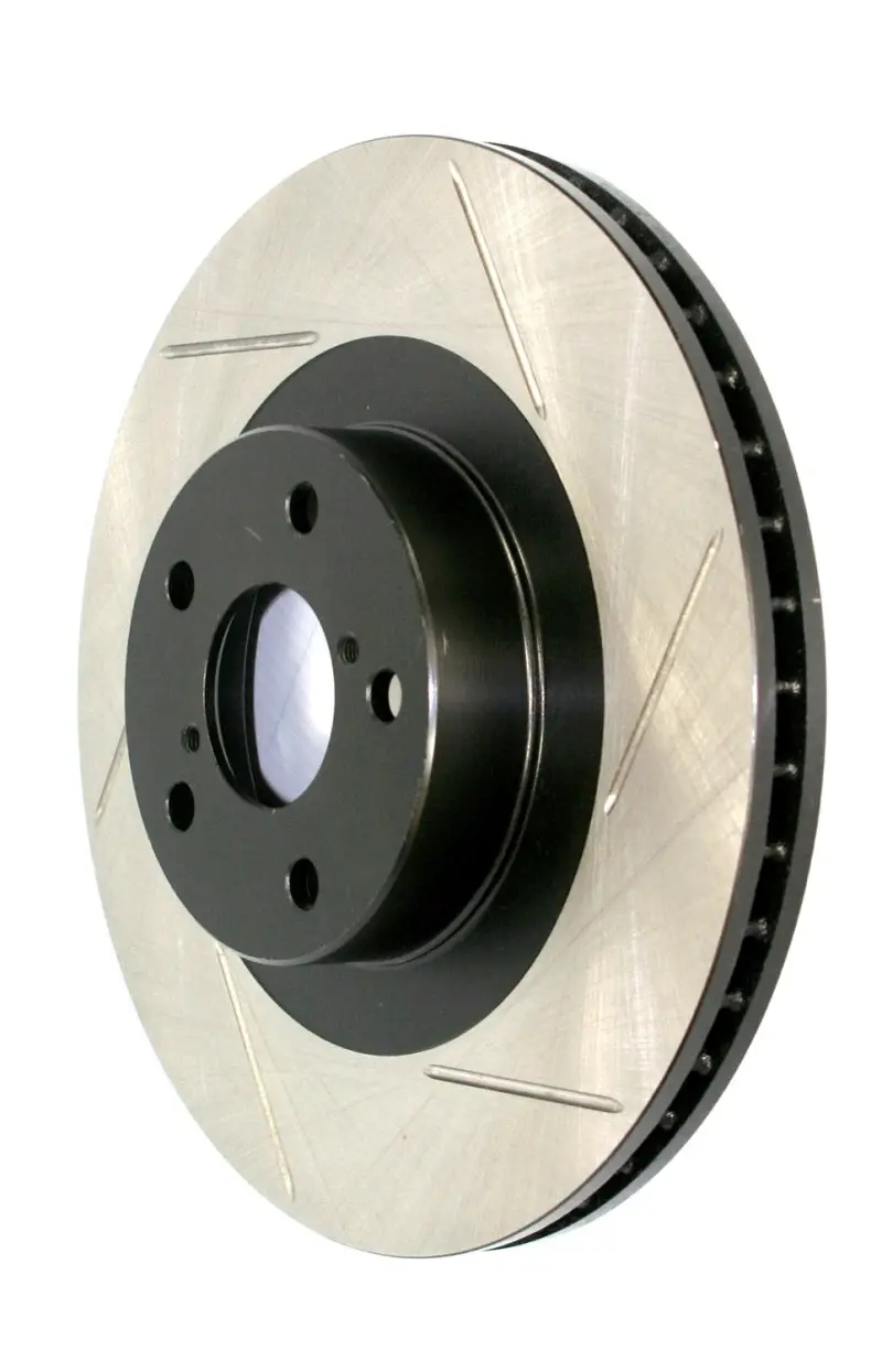 Stoptech Power Slot Cryo 07-08 Ford Mustang Shelby Front Right Slotted Rotor 1