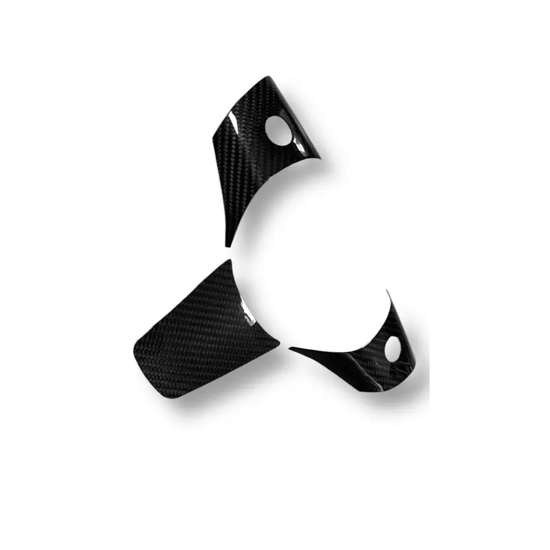 Tesla Model 3 & Y Carbon Fiber Steering Wheel Accents | Palenon Performance 1