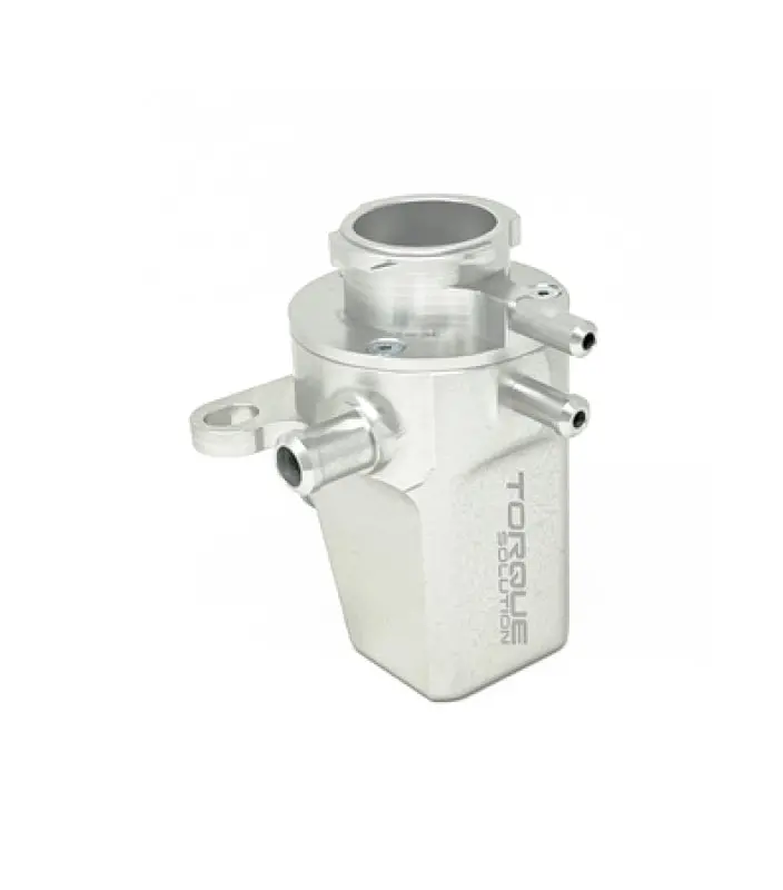 Torque Solution Coolant Expansion Tank - Silver - Wrx 02-07, Sti 04-21, Forester Xt 04-08 1