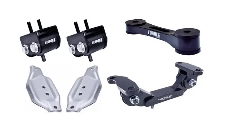Torque Solution Engine / Trans / Pitch Mount Kit W/ Mount Plates - Wrx 2002-2014, Sti 2004+ 1
