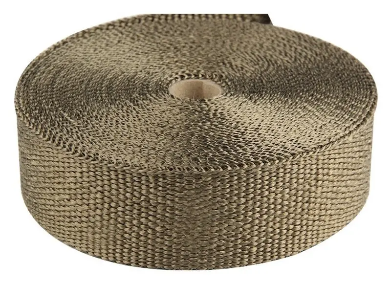 Torque Solution Exhaust Wrap Universal 2Inx100ft - Lava 1