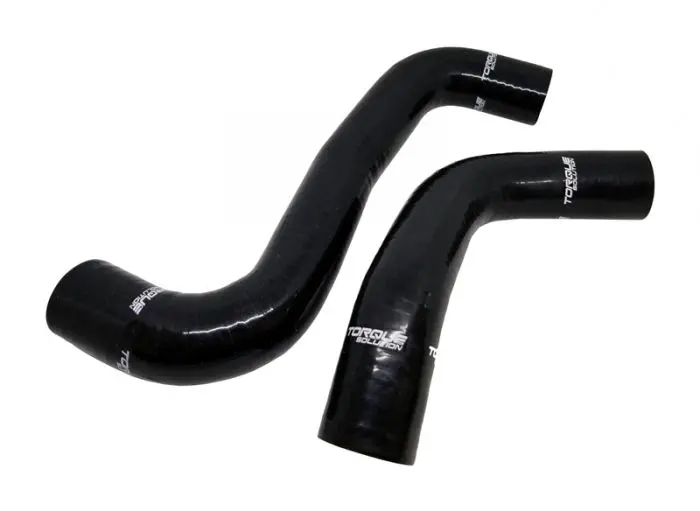 Torque Solution Silicone Radiator Hose Kit Black - 2008-2014 Wrx, 2008-2021 Sti 1