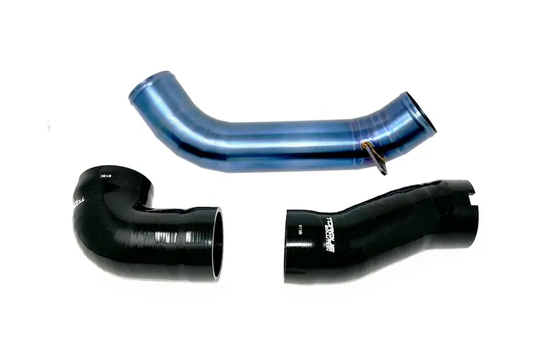 Torque Solution Titanium Intake Pipe Kit (Burnt Blue) - 2022+ Subaru Wrx 1