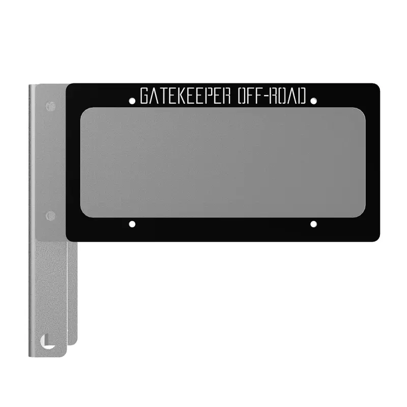 Trailer Stake Pocket License Plate Mount By Gatekeeper Off-Road 1