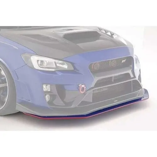 Varis Arising Ii Front Bumper Optional Part: Extension Lip For 2015-2021 Subaru Wrx Sti [Vab] Vasu-198 1