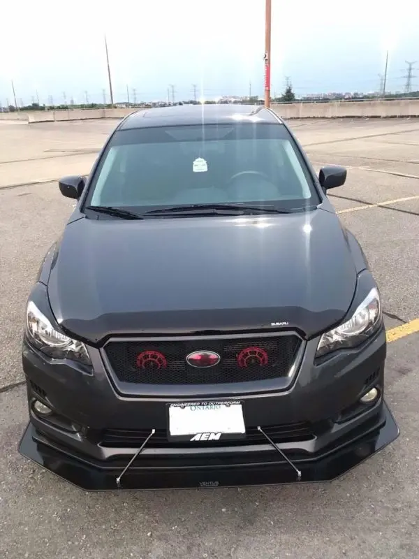Ventus Autoworks 2Pc Front Splitter - 2012-2015 Subaru Impreza 1