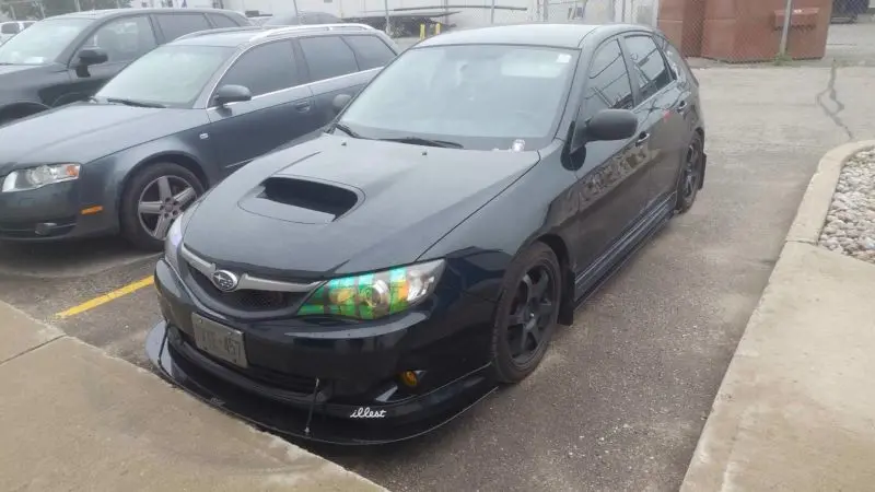 Ventus Autoworks 2Pc Side Splitters - 2008-2010 Subaru Wrx Hatchback/Sedan 1