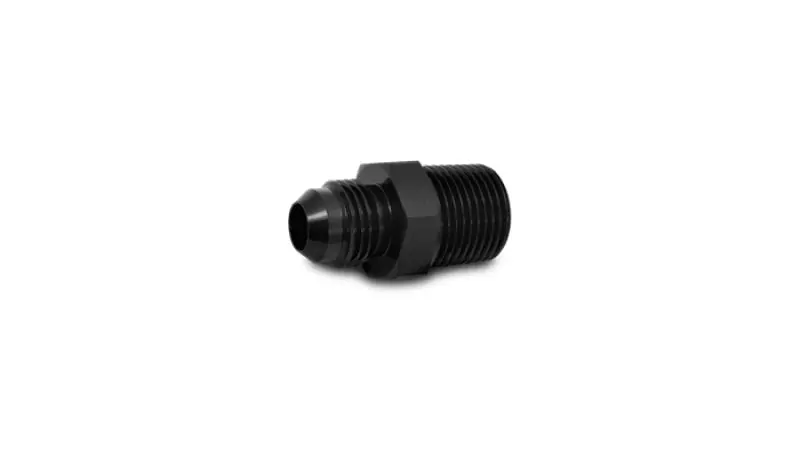 Vibrant -8An To 1/4In Npt Straight Adapter Fitting - Aluminum 1