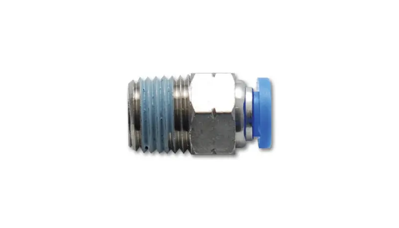Vibrant Male Straight Pneumatic Vacuum Fitting (1/8In Npt Thread) - For 1/4In (6Mm) Od Tubing 1