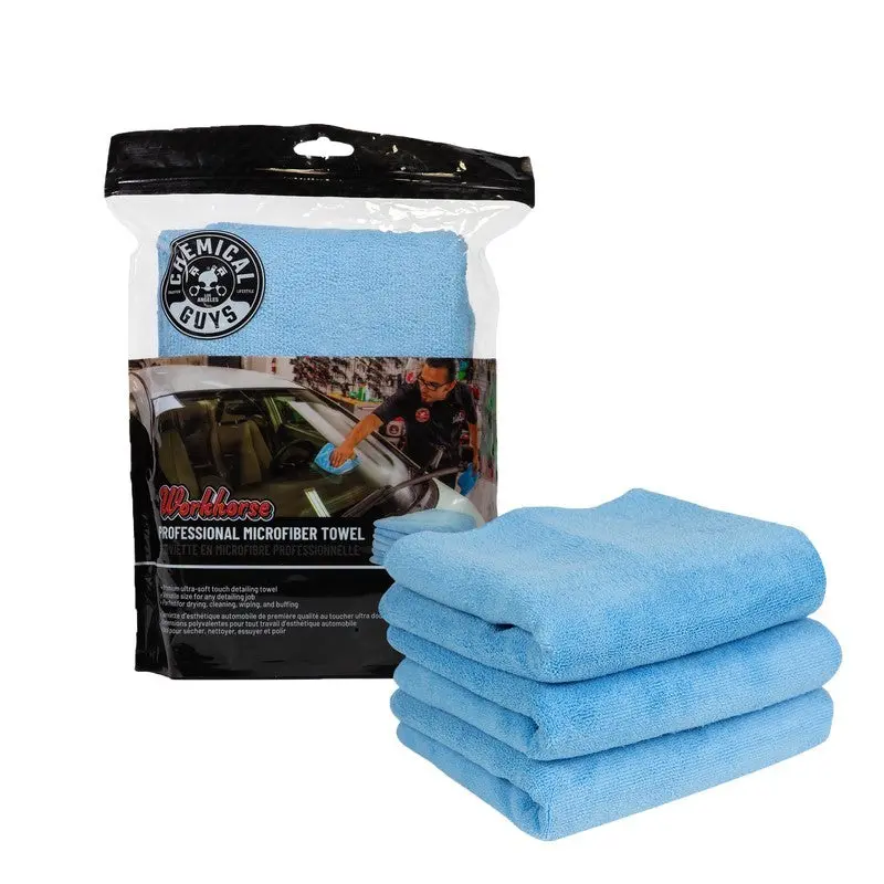 Workhorse Professional Grade Microfiber Towel 3-Pack 1