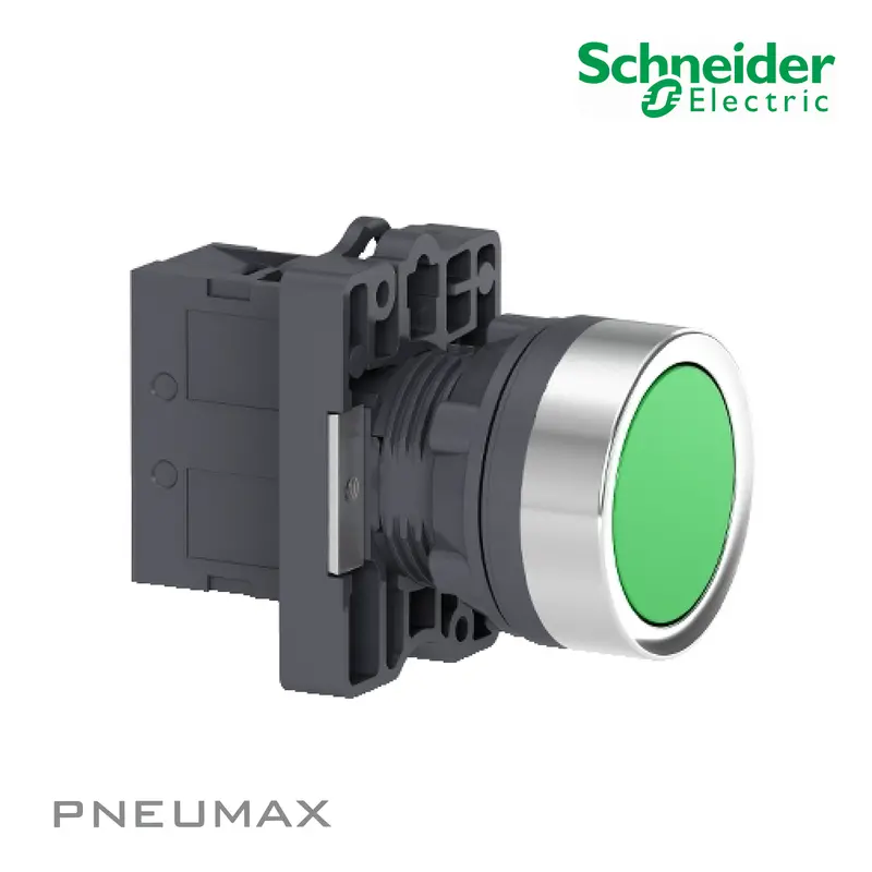 Xa2ea31 Push Button สวิตช์ปุ่มกด Spring Return, Flush, Green, 1No 1