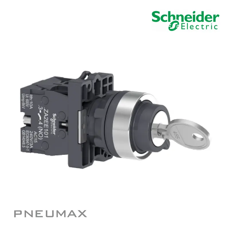 Xa2eg63 Key Selector Switch สวิตช์ซีเลคเตอร์ Left Side Pullout, 2P, 2No 1