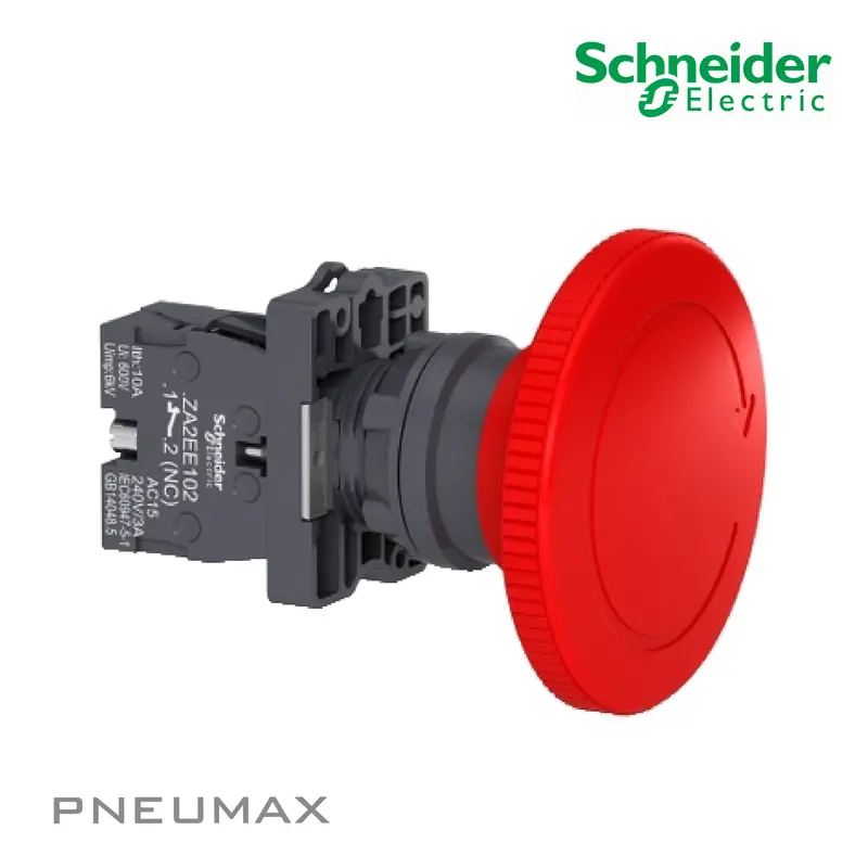 Xa2es642 Emergency Switching Off สวิทช์ฉุกเฉิน Dia 60, Red, 1Nc 1