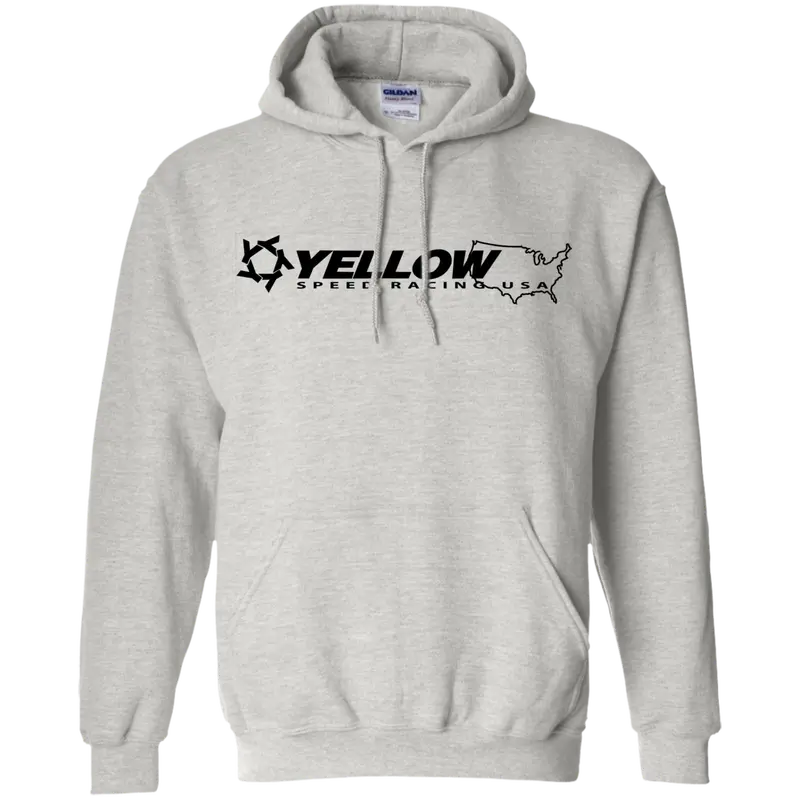 Yellow Speed Racing Usa Pullover Hoodie 1
