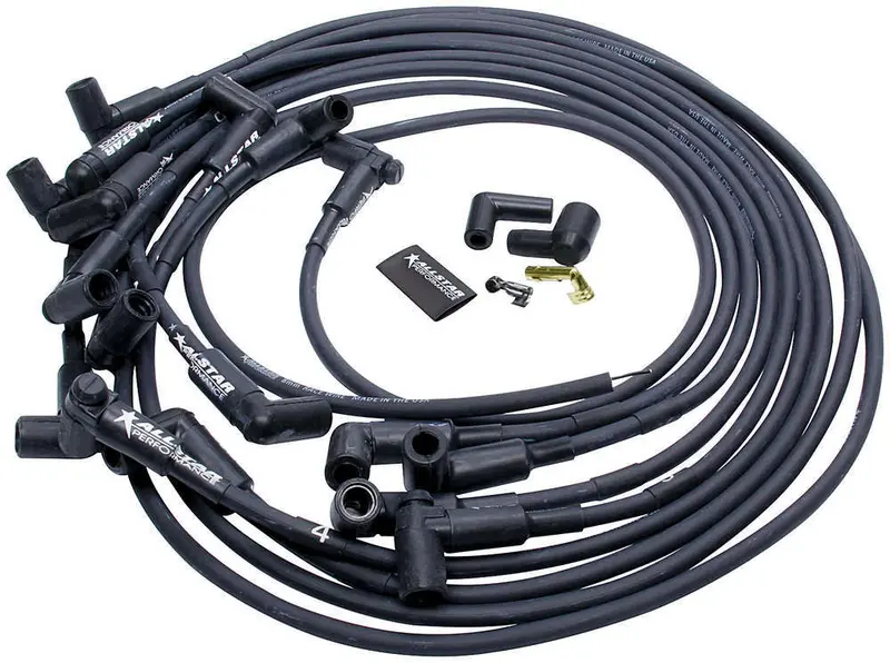 Allstar 81365 Race-Dedicated Spark Plug Wire Set – Header-Under Layout, No Sleeve 1